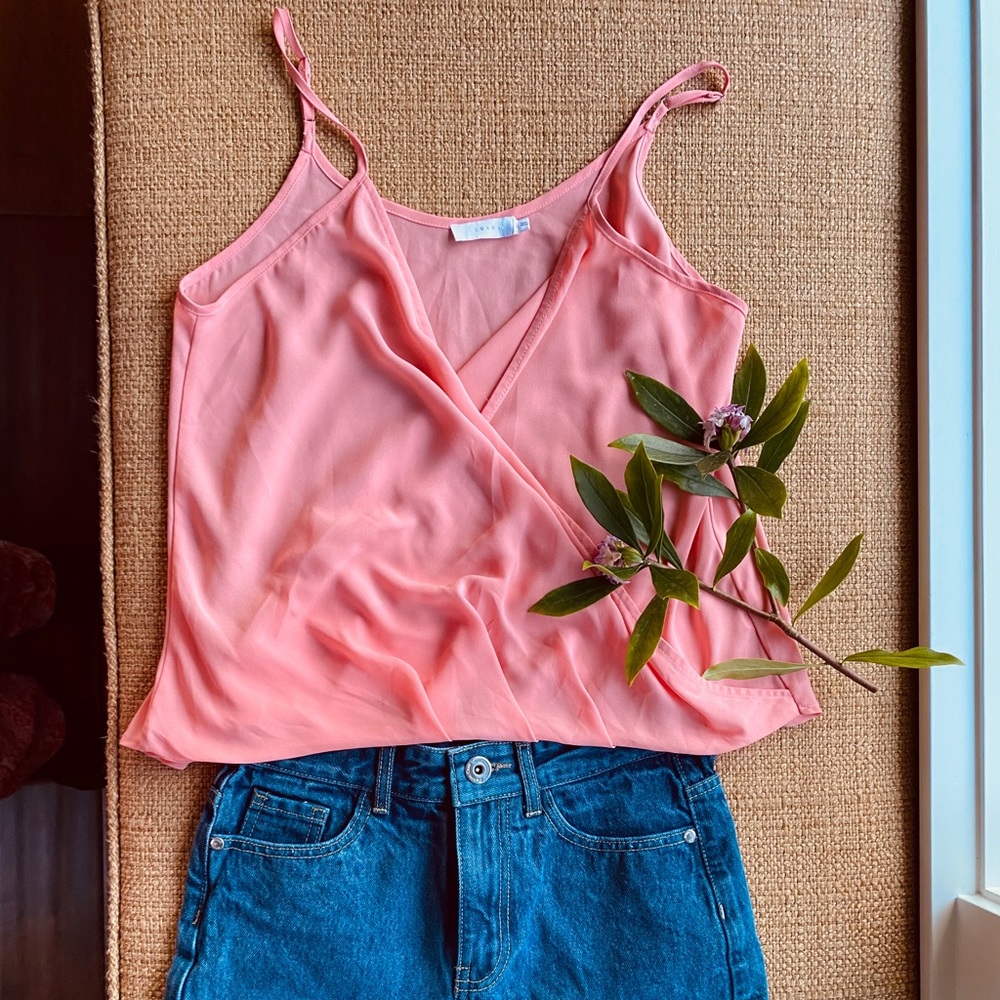 Lush Peach Playful Tank Top